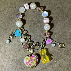 Vintage Betsy Johnson candy land gummie bear bracelet
